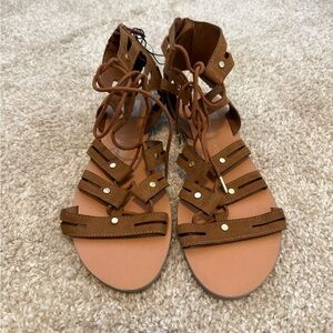 Brown Strappy Sandals NWT